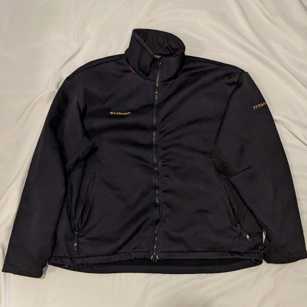 EUC ViINTGE COLUMBIA TITANIUM TECH MEN'S XXL JACKET BLACK INTERCHANGE (2005)